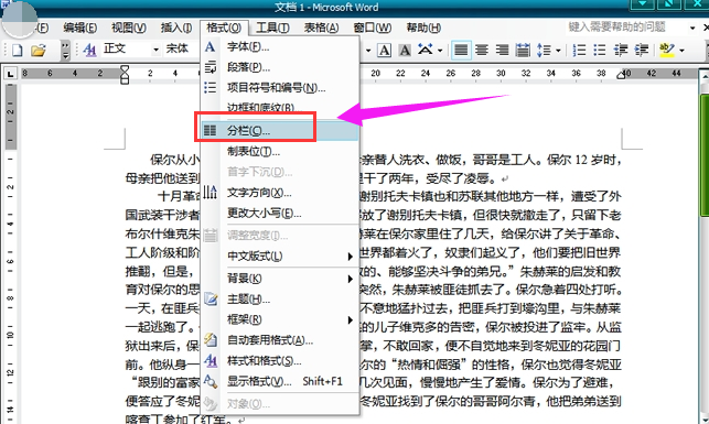 分栏 分栏